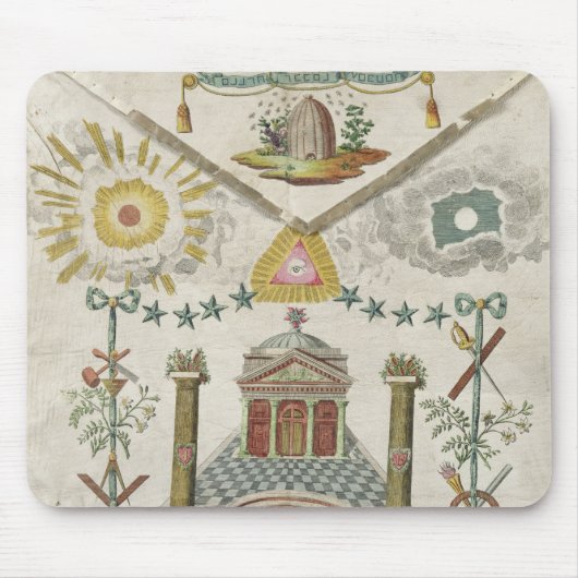 Apron of a Master of Saint-Julien Lodge in Muismat (Voorkant)