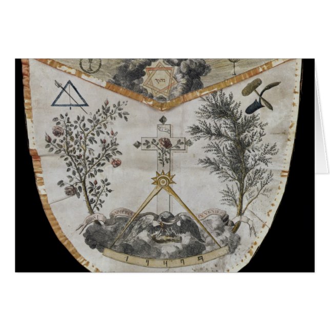 Apron of a Master of the Order of the Roos-Croix (Voorkant Horizontaal)