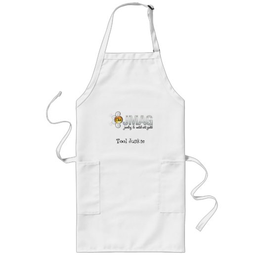 Apron, OMAG logo & Tool Junkie Lang Schort (Voorkant)