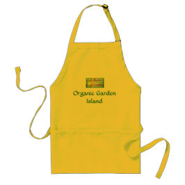 Apron, Organic Garden Island met  Waimea Standaard Schort