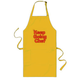 Apron - Pink Motivational Cooking Apron Lang Schort