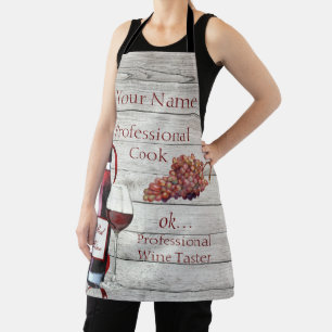 Apron Professional Wine Taster PERSONALISEERD Schort