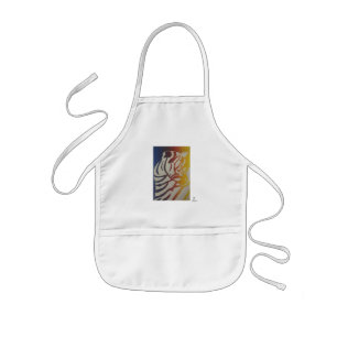 Apron "Rainbow Zebra" Kinder Schort