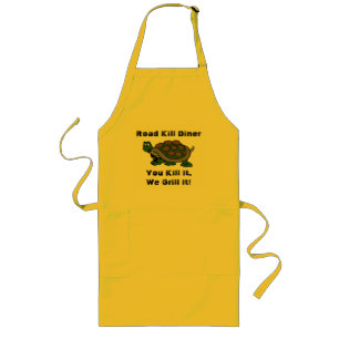 Apron RoadKill Road Kill Turtle Camping Rver Lang Schort