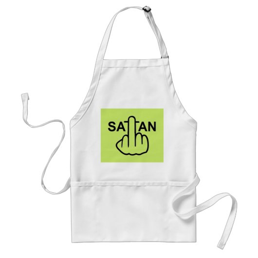 Apron Satan Flip Standaard Schort (Voorkant)