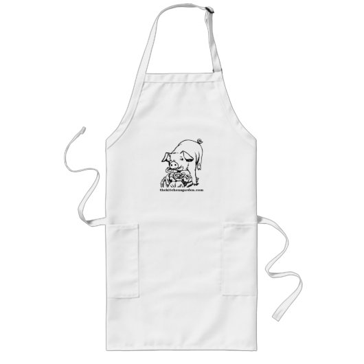 Apron. Sheila. De Kitchens Garden Dot Com. Lang Schort (Voorkant)