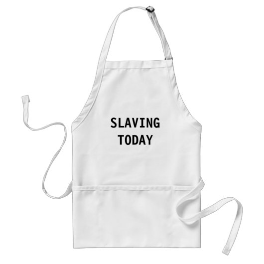 Apron Slaving Today Standaard Schort (Voorkant)