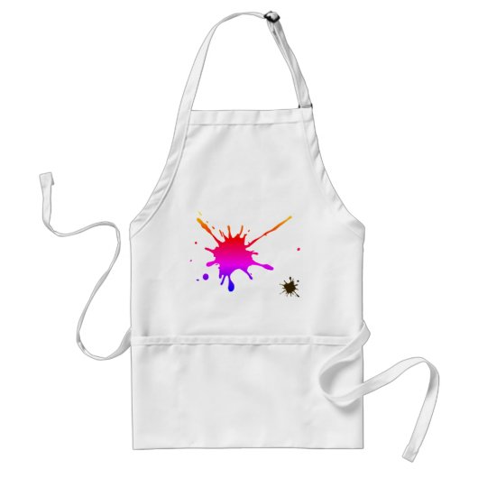 Apron - Splat Standaard Schort (Voorkant)