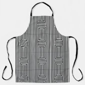 Apron - Striped Optical Illusion Schort (Voorkant)