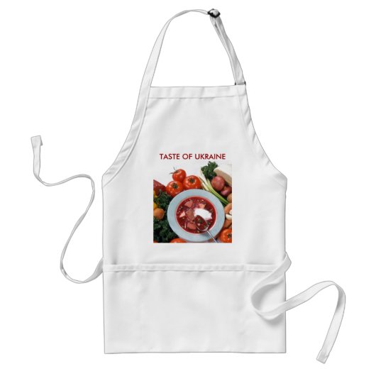 Apron Taste van Oekraïne Standaard Schort (Voorkant)