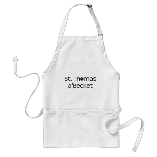 Apron: tekstnaam met venster roos standaard schort (Voorkant)