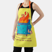 Apron This Little Light: Dumpster Fire  Schort (Insitu)