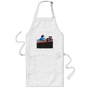 Apron van de brandweerman lang schort