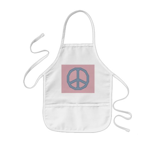 Apron van het Kind voor vredeshandtekeningen Kinder Schort (Voorkant)