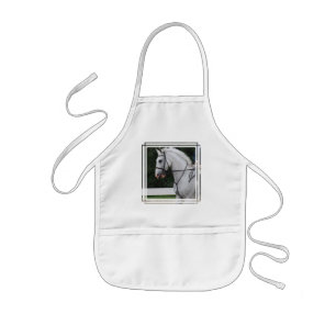 Apron van kinderen van het type White Horse Kinder Schort