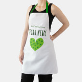 Apron Vegan Heart Schort (Insitu)