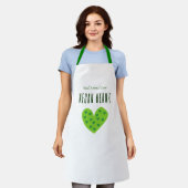 Apron Vegan Heart Schort (Gedragen)