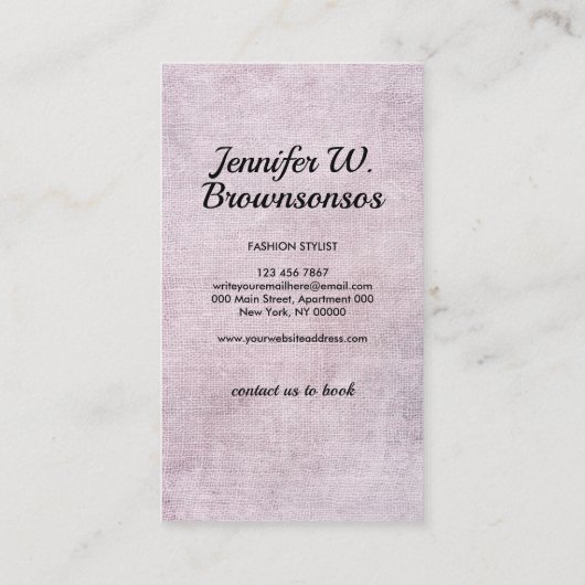 Apron Visitekaartje (Achterkant)