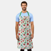 Apron voor appels en papavers schort (Gedragen)