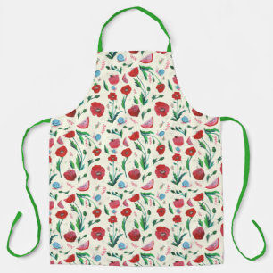Apron voor appels en papavers schort