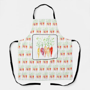 Apron - Waterverf Heirloom Carrots Schort