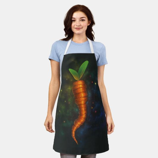 Apron with carrots schort (Gedragen)