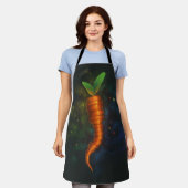 Apron with carrots schort (Gedragen)