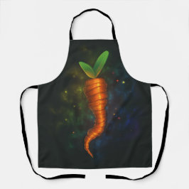 Apron with carrots schort