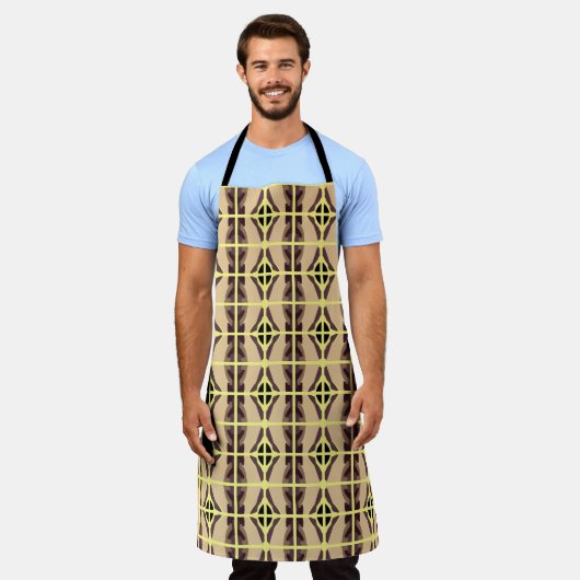 ApronArt: Trendy All-Over Prints Schort (Gedragen)