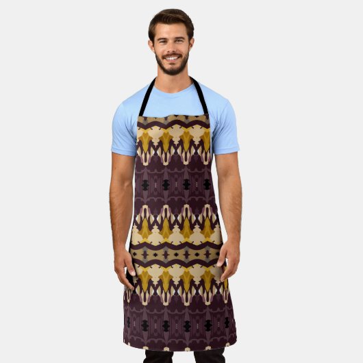 ApronArt: Trendy All-Over Prints Schort (Gedragen)