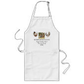 Aprons Birthday Photo Collage, Modern Mother Gift Lang Schort (Voorkant)