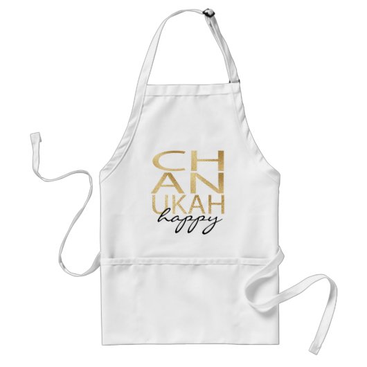 Aprons Chanukah Happy Standaard Schort (Voorkant)