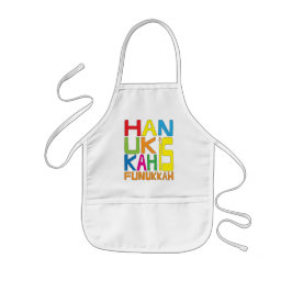 Aprons Children's Hanukkah is Funukkah Kinder Schort