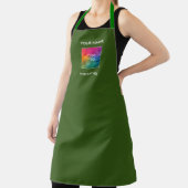 Aprons Custom Logo Business Company Sjabloon Schort (Insitu)