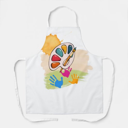 Aprons for painters or cooks schort (Voorkant)
