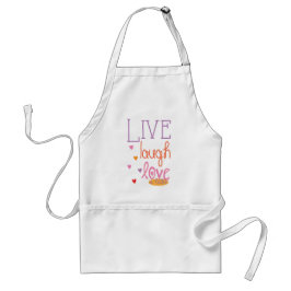 Aprons Live Laugh Love a Latke Standaard Schort