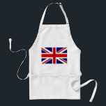 Aprons met vlag van Brits EU-Jack Standaard Schort<br><div class="desc">Aprons met vlag van Brits Unievakker. Goedkoopste cadeauideeën voor nationale evenementen. Engels rood wit en blauw ontwerp.</div>