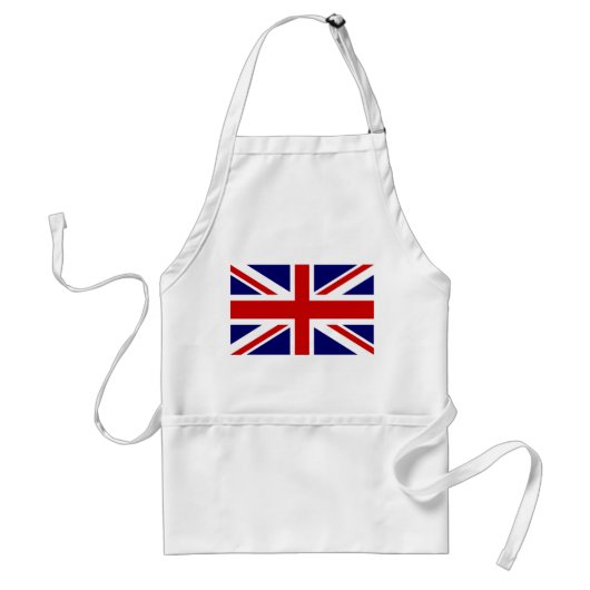 Aprons met vlag van Brits EU-Jack Standaard Schort (Voorkant)