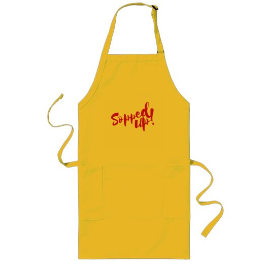 Aprons omhoog lang schort (Voorkant)