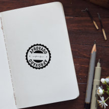Aprovado, Portugese rubberen stempel