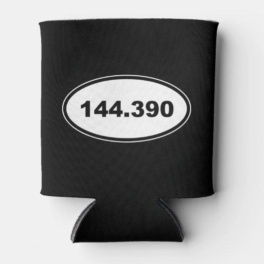 APRS frequentie 144.390 Amateur Ham Radio Blikjeskoeler (Voorkant)