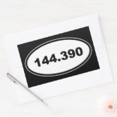APRS frequentie 144.390 Amateur Ham Radio Rechthoekige Sticker (Envelop)