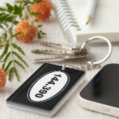 APRS frequentie 144.390 Amateur Ham Radio Sleutelhanger (Voorkant Rechts)