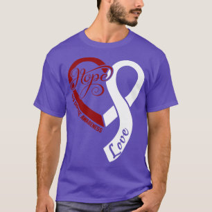 APS Ziekte Bewustzijn Mensen Liefde Hart Lint Gelu T-shirt