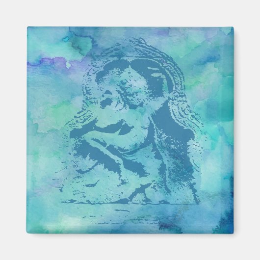 Apsara - Blauw Magneet (Voorkant)