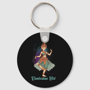 Apsara Dancing Cambodjaanse Dans Khmer Koningin Ca Sleutelhanger