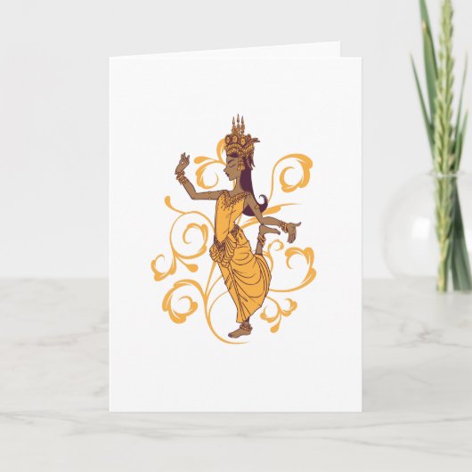 Apsara-danseres Kaart (Voorkant)