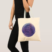 Apsara - Paars Tote Bag (Voorkant (product))