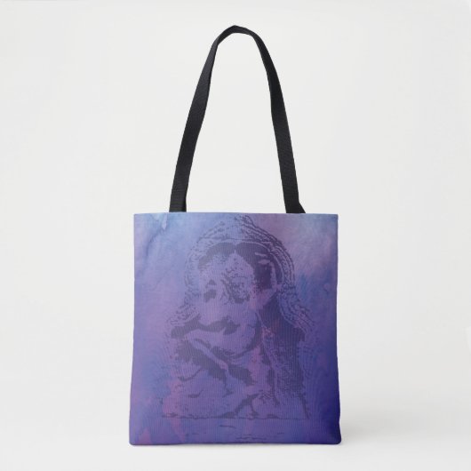 Apsara Paarse Tote Bag (Voorkant)