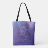 Apsara Paarse Tote Bag (Achterkant)